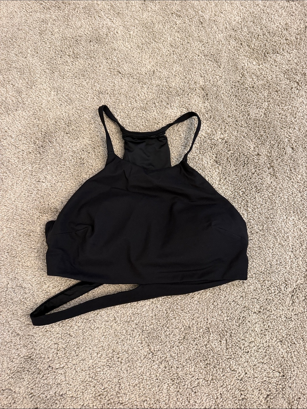 lululemon athletica Black High-Neck Sports Bra